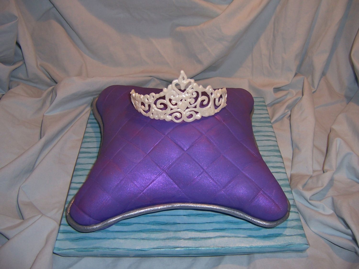 Pillow Cake With Tiara