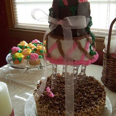 Dessert Showcase Cake- My First Tiered Cake