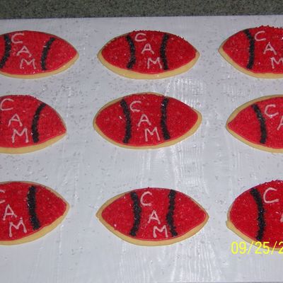 Football Cookies