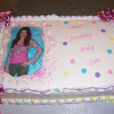 Miley Birthday Cake