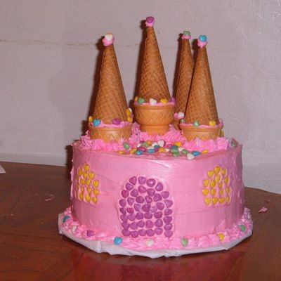 Princess Castle Cake