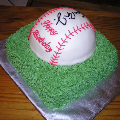 Baseball Bomb Cake