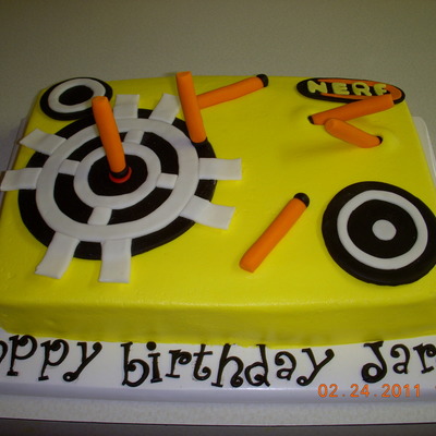 Nerf Dart Cake