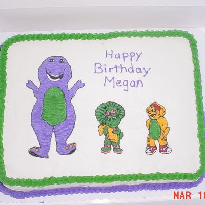 Barney Cake