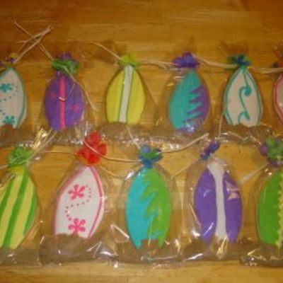Surfboard Cookies