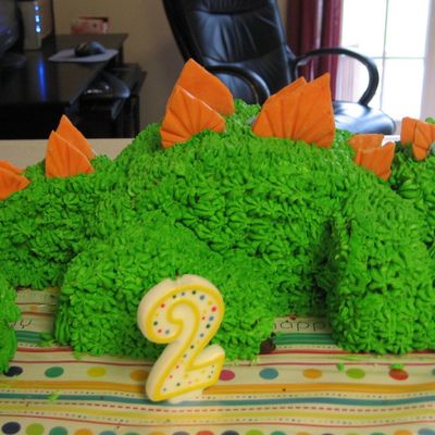 3D Dinosaur Cake