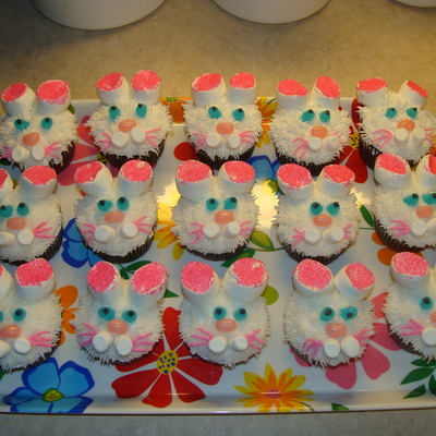 Easter Bunny Cupcakes