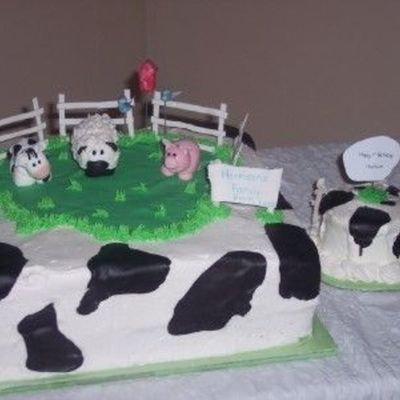 Farm Cake, First Birthday