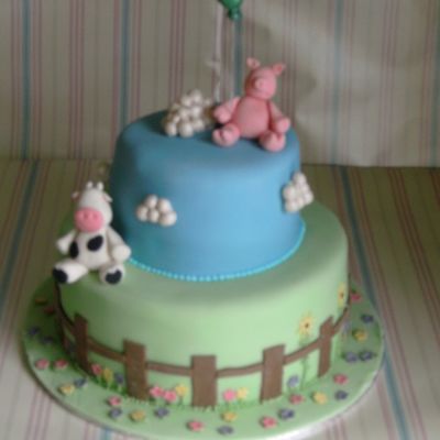 Farm Birthday Cake