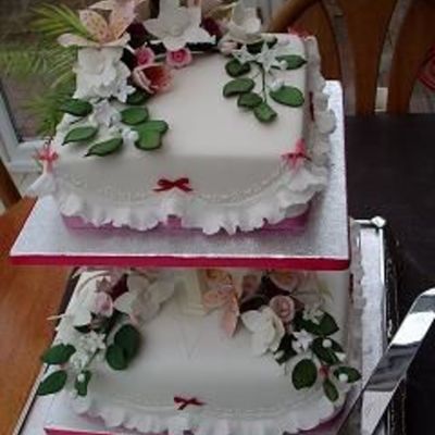 Two Teir Wedding Cake