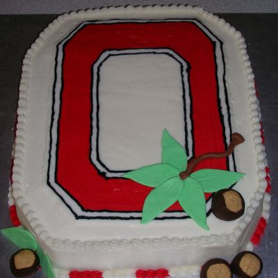 Ohio State Cake