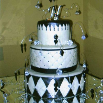 Jeweled Wedding Cake