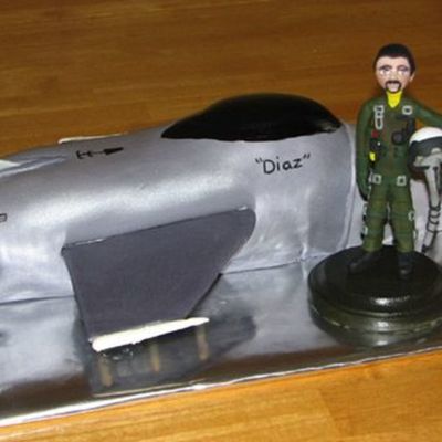 F-16 Plane And Pilot