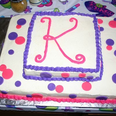 Monogram Cake