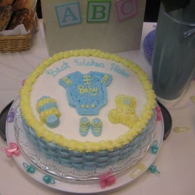 Office Baby Shower Cake