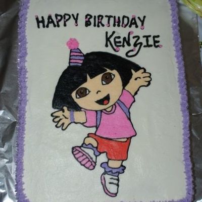 Dora Birthday Cake