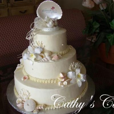 Seashell Wedding Cake