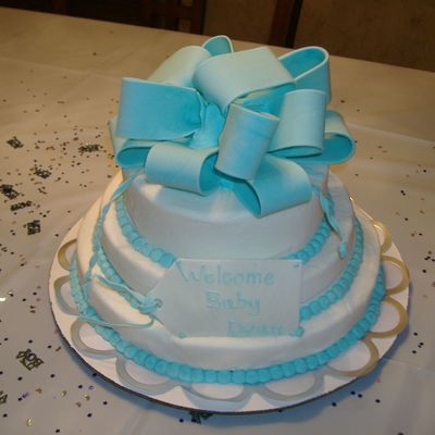 Baby Boy Shower Cake