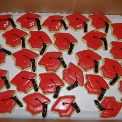 Graduation Cap Cookies