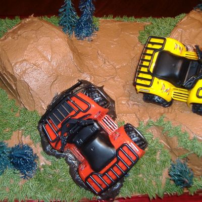 Boys 4 Wheeler Cake