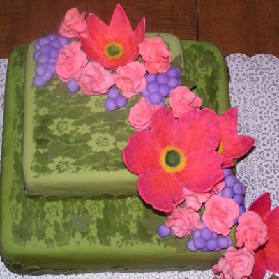 Lace And Flowers