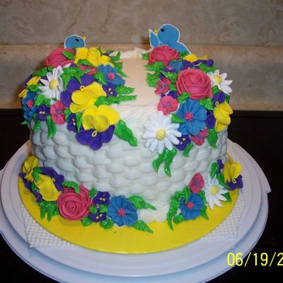 Wilton Course 2 Final Cake