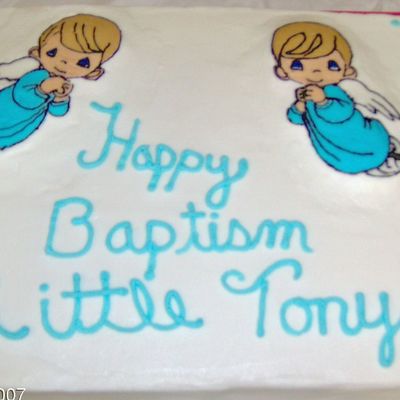 Tony's Baptism Cake