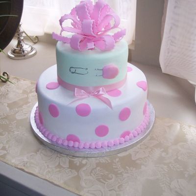 Pink Polka Dots & Bow