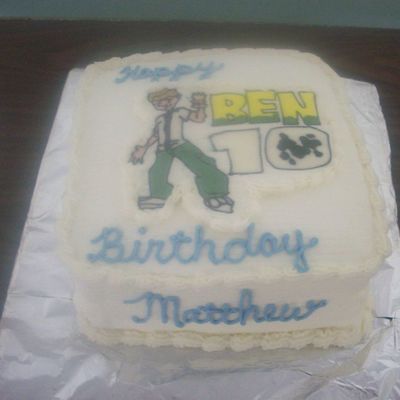 Ben 10 Birthday Cake For Matthew