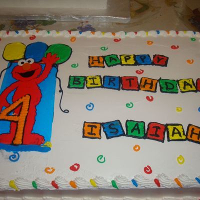Elmo Cake