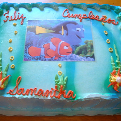 Nemo Birthday Cake