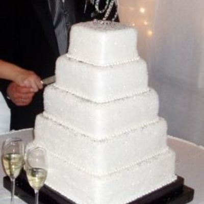 5 Tiered Wedding Cake