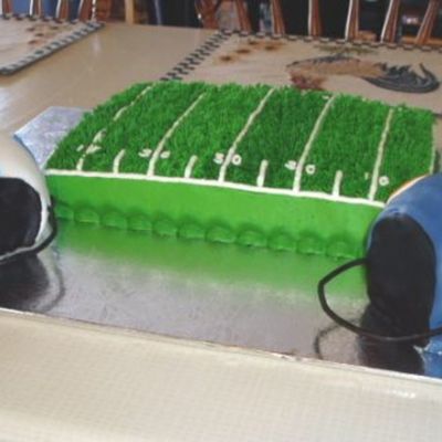 Super Bowl Party Cake