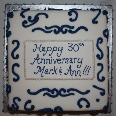 30Th Anniversary Cake