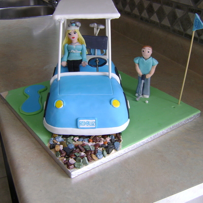 Golf Cart/couple