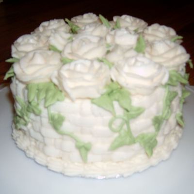 Basketweave And Roses