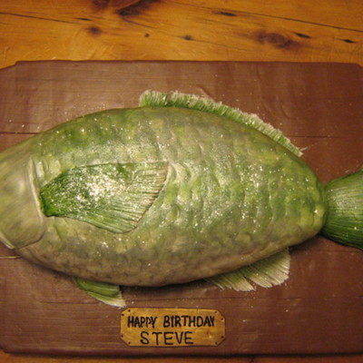 Mounted Fish Cake
