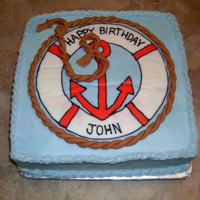Nautical Birthday Cake