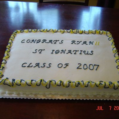 Ignatius Grad Cake