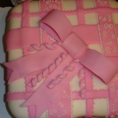 Pink Pkg Cake