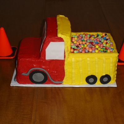 Dump Truck Cake