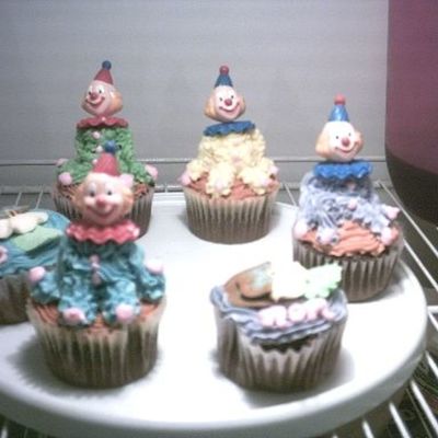 Clown Cupcakes