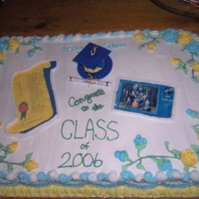 Elementary School Graduation Cake