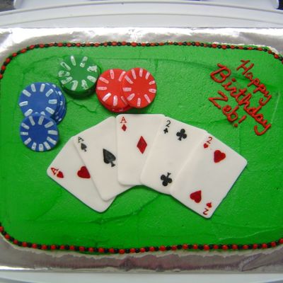 Poker Cake Different Angle