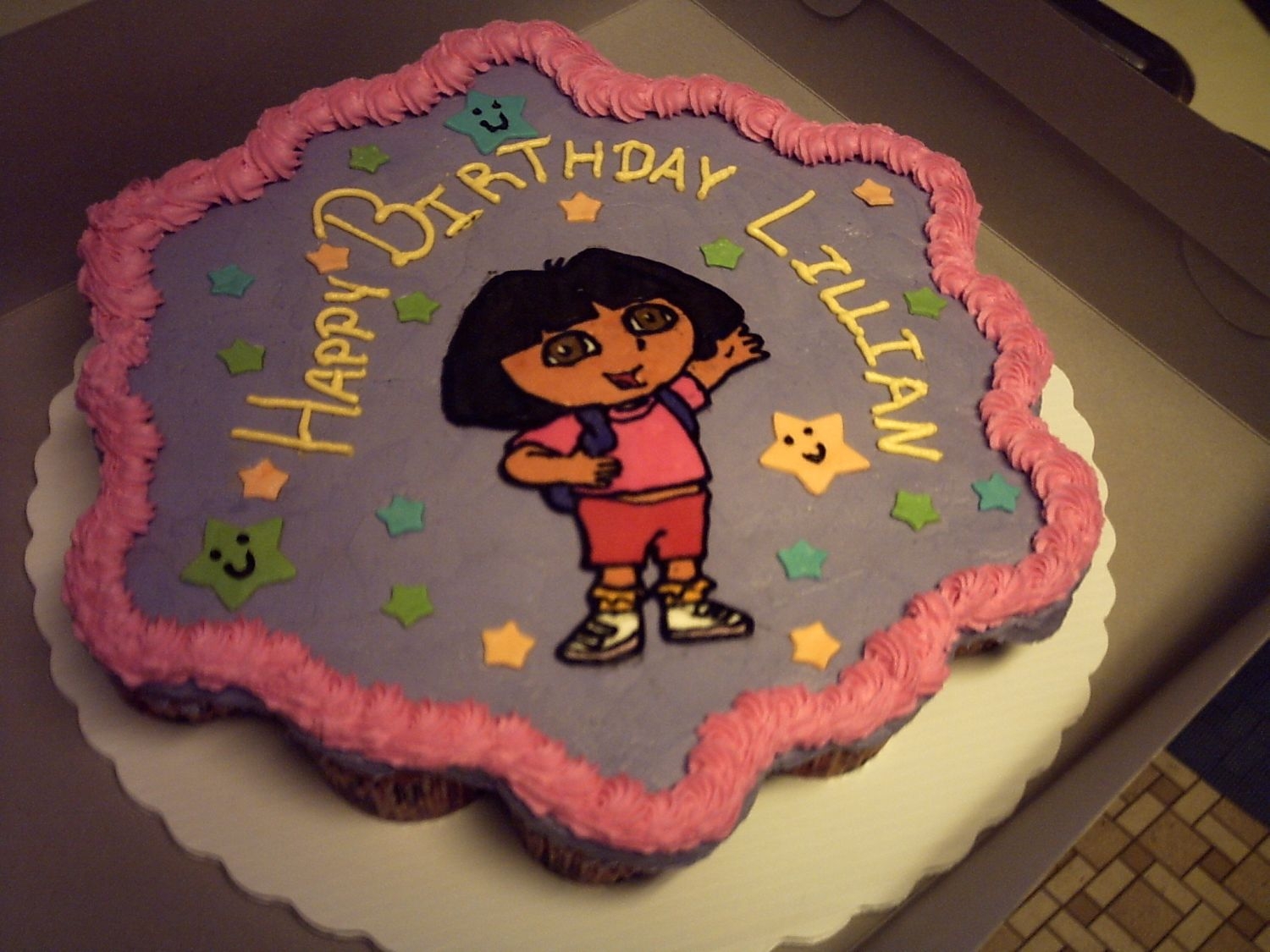 Dora Cupcake Cake