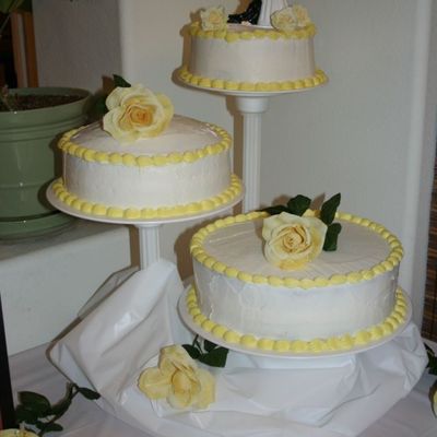 Simple Wedding Cake