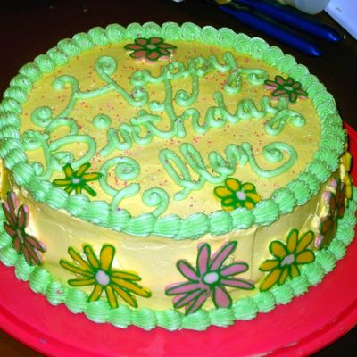 Flower Birthday Cake