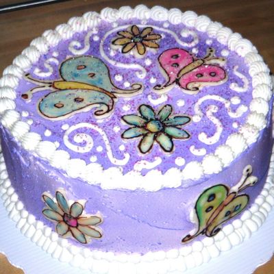 Purple Party Cake