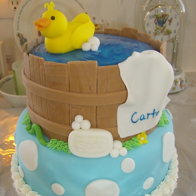 Ducky In The Tub Cake!