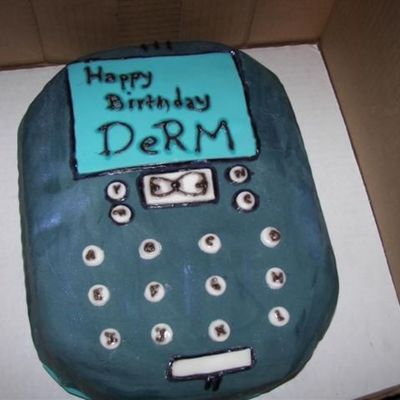 Blackberry Cell Phone Cake...